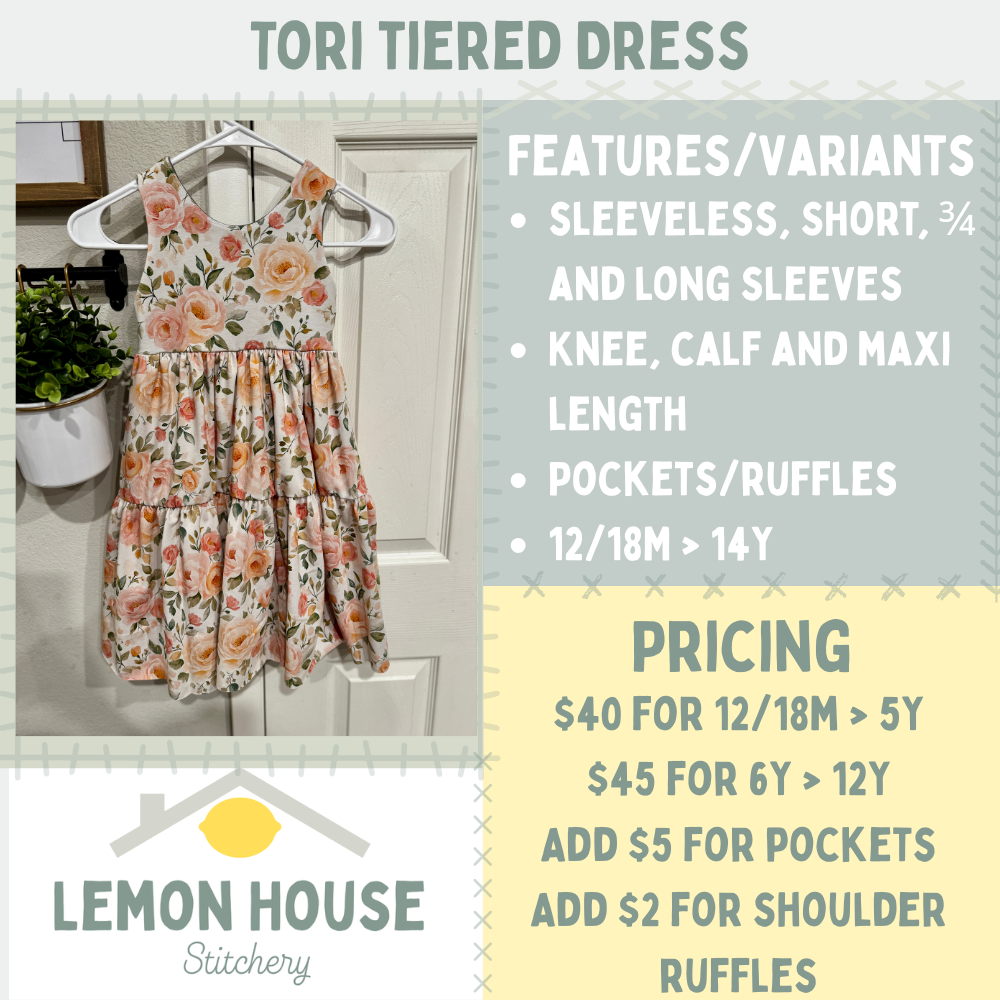 Custom Youth Tori Dress