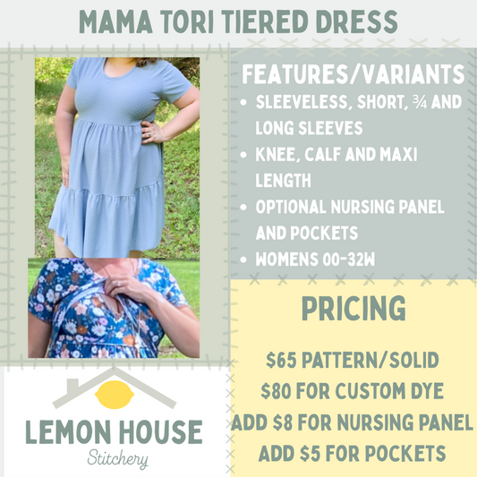 Custom Mama Tori Tiered Dress