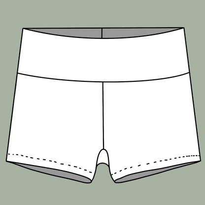 Custom Blueberry Bike Short