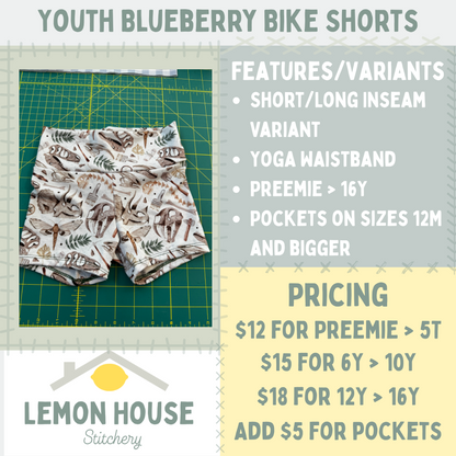 Custom Blueberry Bike Short