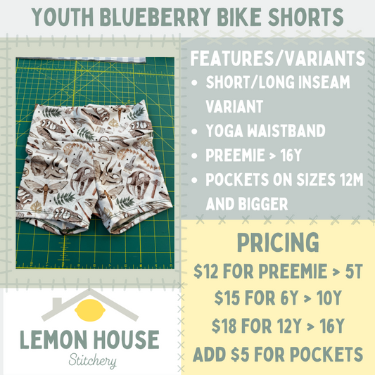 Custom Blueberry Bike Short