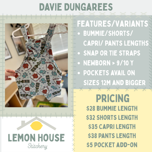 Custom Davie Dungarees
