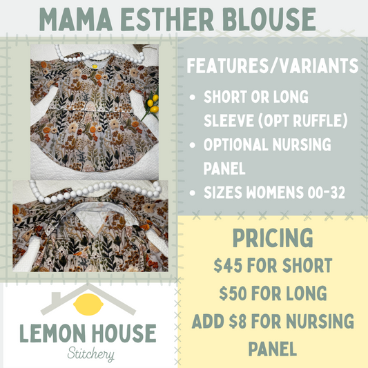 Custom Mama Esther Blouse