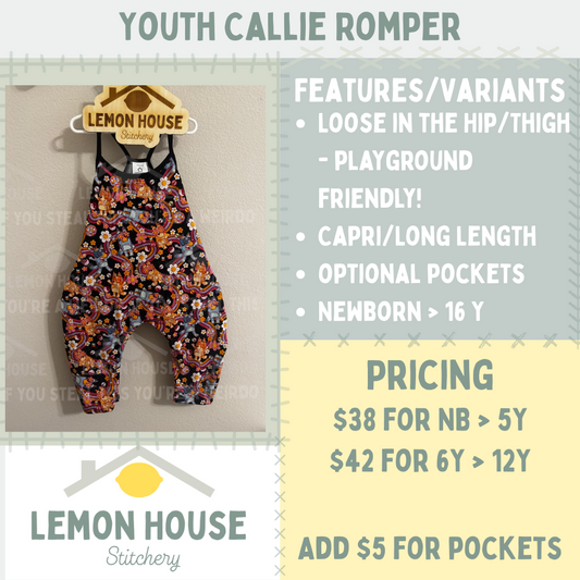 Custom Mini Callie Romper